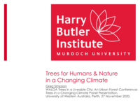 Trees for humans & nature in a changing climate