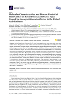 Molecular characterization and disease control of stem canker on Royal Poinciana (Delonix regia) caused by Neoscytalidium dimidiatum in the United Arab Emirates