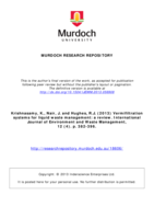 Vermifiltration systems for liquid waste management: a review