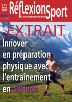 Innover en préparation physique avec l’entrainement en altitude