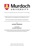 Replication of an underactuated propeller for attitude control using standard components