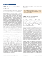 AB002. The rare and undiagnosed diseases diagnostic service