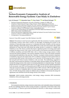 Techno-economic comparative analysis of renewable energy systems: Case study in Zimbabwe
