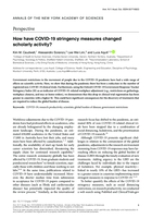 How have COVID‐19 stringency measures changed scholarly activity?