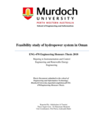 Feasibility study of hydropower system in Oman