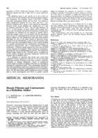 Muscle fibrosis and contractures in a pethidine addict