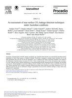 An assessment of near surface CO2 leakage detection techniques under Australian conditions