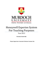 Honeywell experion system for teaching purposes