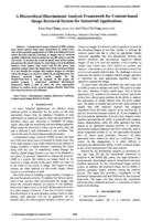 A hierarchical discriminant analysis framework for content-based image retrieval system for industrial applications