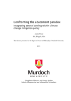 Confronting the abatement paradox: Integrating aerosol cooling within climate change mitigation policy