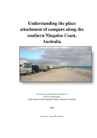 Understanding the place attachement of campers along the southern Ningaloo Coast, Australia