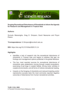 Scoping recreational disturbance of shorebirds to inform the agenda for research and management in Tropical Asia
