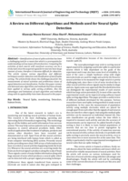 A review on different algorithms and methods used for neural spike detection