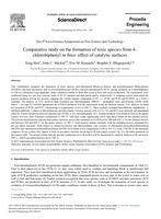 Comparative study on the formation of toxic species from 4-chlorobiphenyl in fires: Effect of catalytic surfaces