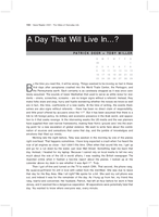 A Day That Will Live In...?