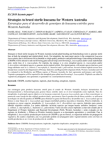 Strategies to breed sterile leucaena for Western Australia
