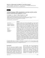 Acid mine drainage (AMD) contamination in coal mines and the need for extensive prediction and remediation: A review