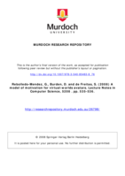A model of motivation for virtual-worlds avatars