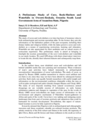 A preliminary study of cave, rock-shelters and waterfalls in Owerre-Ezukala, Orumba south local government area of Anambra State, Nigeria