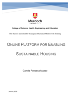 Online platform for enabling sustainable housing