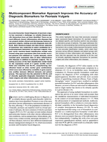 Multicomponent biomarker approach improves the accuracy of diagnostic biomarkers for psoriasis vulgaris