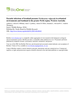 Parasitic infections of brushtail possums Trichosurus vulpecula in urbanised environments and bushland in the greater Perth region, Western Australia