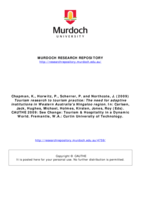 Tourism research to tourism practice: The need for adaptive institutions in Western Australia's Ningaloo region