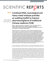 Combined DNA, toxicological and heavy metal analyses provides an auditing toolkit to improve pharmacovigilance of traditional Chinese medicine (TCM)