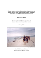 Human impacts on Australian sea lions, Neophoca cinerea, hauled out on Carnac Island (Perth, Western Australia): implications for wildlife and tourism management