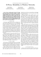 D-Proxy: Reliability in wireless networks