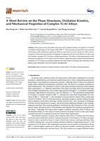 A short review on the phase structures, oxidation kinetics, and mechanical properties of complex Ti-Al alloys