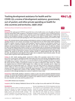 Tracking development assistance for health and for COVID-19: A review of development assistance, government, out-of-pocket, and other private spending on health for 204 countries and territories, 1990–2050
