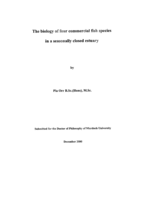 The biology of four commercial fish species in a seasonally closed estuary