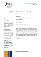 Effectiveness of protection motivation theory based: Password hygiene training programme for youth media literacy education