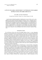 A study of global biodiversity patterns in the marine motile fauna of hard substrata