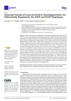 Transcript variants of genes involved in neurodegeneration are differentially regulated by the APOE and MAPT haplotypes
