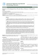 Increases in psychological stress precede flares of rosacea: A prospective study