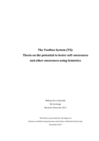 The Toolbox System (TS): Thesis on the potential to foster self–awareness and other-awareness using semiotics