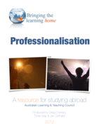 Bringing the learning home: Professionalisation