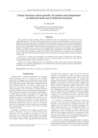 Clonal Santalum album growth, oil content and composition on different hosts and at different times