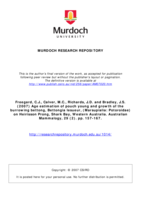 Age estimation of pouch young and growth of the burrowing bettong, Bettongia lesueur, (Marsupialia: Potoroidae) on Heirisson Prong, Shark Bay, Western Australia