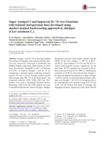 Super Annigeri 1 and improved JG 74: Two Fusarium wilt-resistant introgression lines developed using marker-assisted backcrossing approach in chickpea (Cicer arietinum L.)