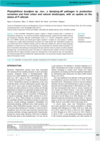 Phytophthora boodjera sp. nov., a damping-off pathogen in production nurseries and from urban and natural landscapes, with an update on the status of P. alticola