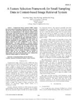 A feature selection framework for small sampling data in content-based image retrieval system
