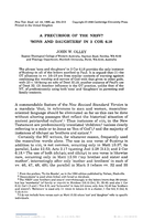 A Precursor of the Nrsv?‘Sons and Daughters’ in 2 cor 6.18