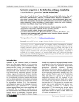 Genome sequence of the Lebeckia ambigua-nodulating "Burkholderia sprentiae" strain WSM5005T