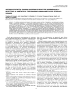 Anthropozoonotic Giardia duodenalis genotype (assemblage) a infections in habitats of free-ranging human-habituated gorillas, Uganda