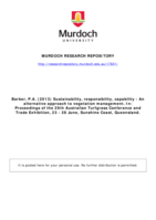 Sustainability, responsibility, capability - An alternative approach to vegetation management