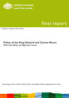 Fishes of the King Edward and Carson Rivers with their Belaa and Ngarinyin names