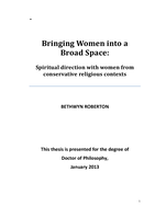 Bringing women into a broad space: Spritual direction with women from conservative religious contexts